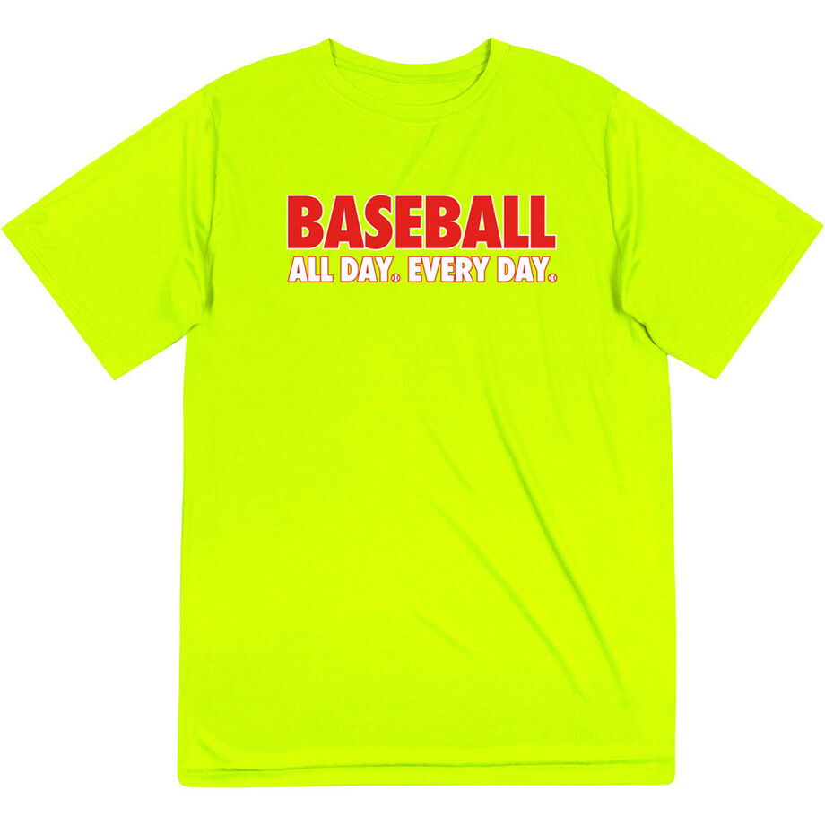 Baseball Short Sleeve Performance Tee - Baseball All Day Everyday