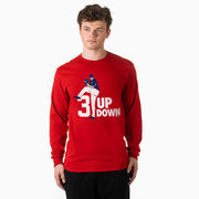 Baseball Tshirt Long Sleeve - 3 Up 3 Down 