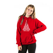 Lacrosse Hooded Sweatshirt - Merry Laxmas Tree