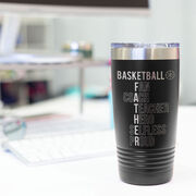 Basketball 20 oz. Double Insulated Tumbler - Basketball Father Words