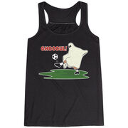  Soccer Flowy Racerback Tank Top - Soccer Ghoul