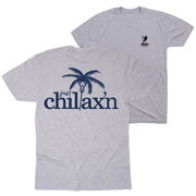 Lacrosse Short Sleeve T-Shirt - Just Chillax'n (Back Design)