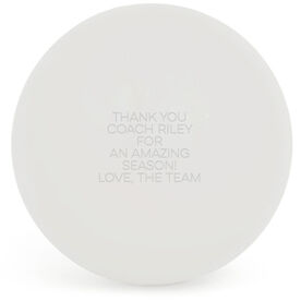 Lacrosse Custom Text Male Laser Engraved Lacrosse Ball (White Ball)