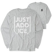 Hockey Tshirt Long Sleeve - Just Add Ice™ (Back Design)