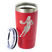 Basketball 20 oz. Double Insulated Tumbler - Girl Player