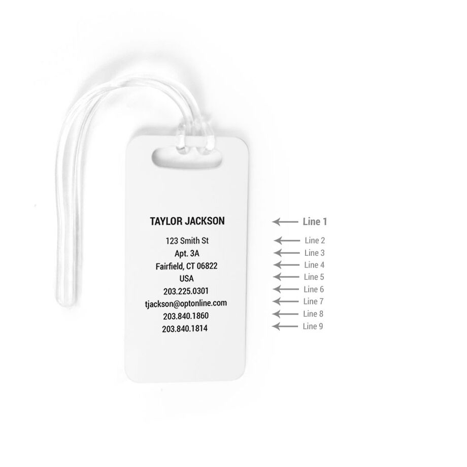 Gymnastics Bag/Luggage Tag - Personalized Coach