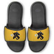 Hockey Repwell&reg; Slide Sandals - Goalie with Number