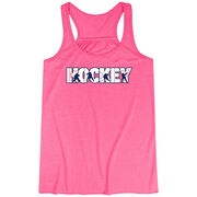 Hockey Flowy Racerback Tank Top - Hockey Life