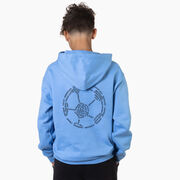 Soccer Hooded Sweatshirt - Soccer Words (Back Design)