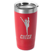 Cheerleading 20 oz. Double Insulated Tumbler - Cheer Silhouette