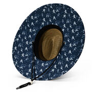 Hockey Straw Hat - Hockey Dad