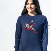 Soccer Tshirt Long Sleeve - Soccer Santa