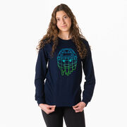 Hockey Tshirt Long Sleeve - Have An Ice Day Smiley
