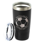 Soccer 20 oz. Double Insulated Tumbler - Ball Icon