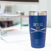 Softball 20oz. Double Insulated Tumbler - Softball Dad