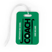 Field Hockey Bag/Luggage Tag - Personalized Coach