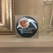 Personalized Hockey Puck Baby Boy Player Trivia