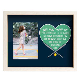 Softball Premier Frame - Dear Mom Heart