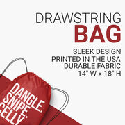 Hockey Drawstring Backpack - Dangle Snipe Celly Words