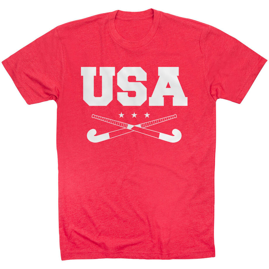 Field Hockey T-Shirt Short Sleeve - USA
