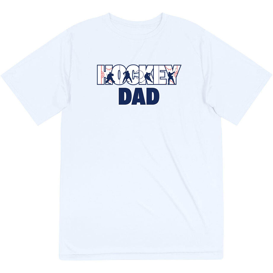 Hockey Short Sleeve Performance Tee - Hockey Dad Life