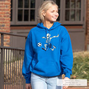 Soccer Hooded Sweatshirt - Skeleton Striker