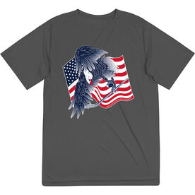 Hockey Short Sleeve Performance Tee - Hockey Eagle