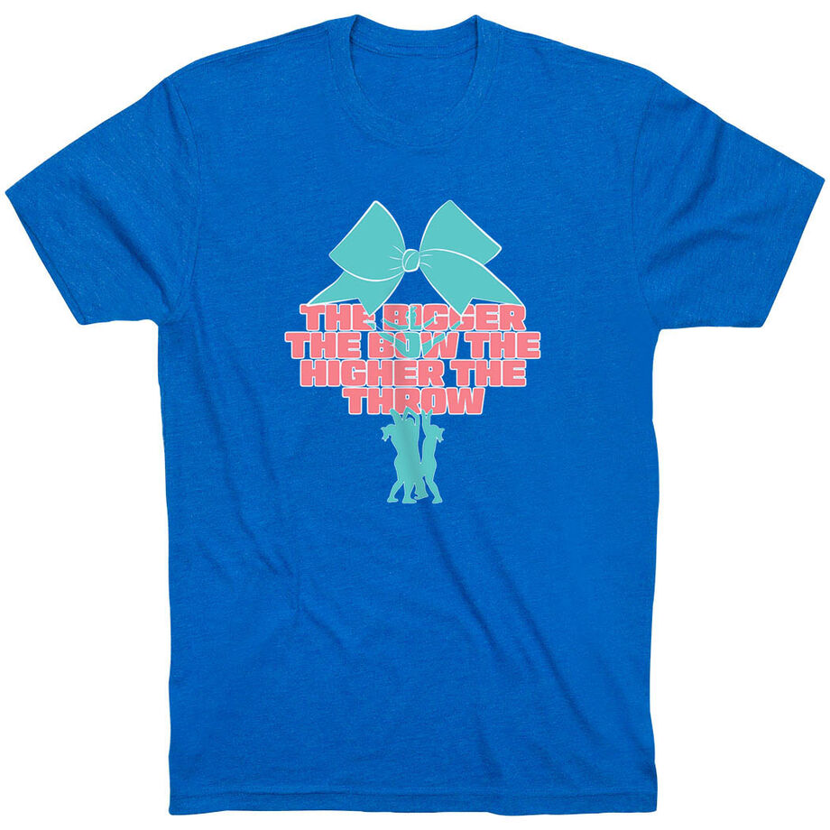 Cheerleading Short Sleeve T-Shirt - The Bigger the Bow