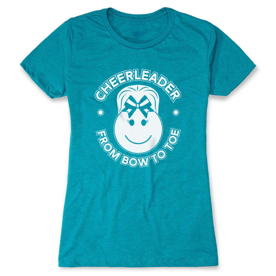 Cheerleading Women's Everyday Tee - Cheerleader From Bow To Toe