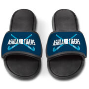 Field Hockey Repwell&reg; Slide Sandals - Personalized Crossed Sticks