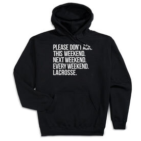 Lacrosse Hooded Sweatshirt - All Weekend Lacrosse