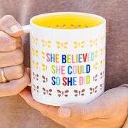 Soleil Home&trade; Porcelain Mug - She Believed She Could