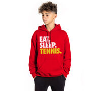 Tennis Hooded Sweatshirt - Eat. Sleep. Tennis.