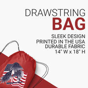 Baseball Drawstring Backpack - Baseball Eagle