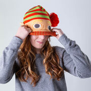 Happy Hatter Elf Beanie Hat & Mask
