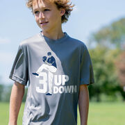 Baseball Short Sleeve Performance Tee - 3 Up 3 Down