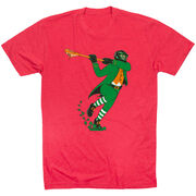 Guys Lacrosse Short Sleeve T-Shirt - Lacrosse Leprechaun