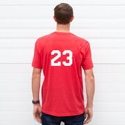Baseball T-Shirt Short Sleeve - Baseball Dad Silhouette