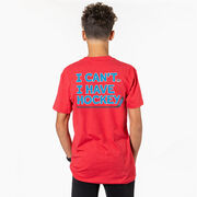 Hockey Short Sleeve T-Shirt - I Can't. I Have Hockey. (Back Design)