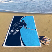 Hockey Premium Beach Towel - Player