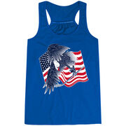 Hockey Flowy Racerback Tank Top - Hockey Eagle