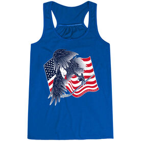 Hockey Flowy Racerback Tank Top - Hockey Eagle