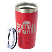 Softball 20oz. Double Insulated Tumbler - Softball Mom Fuel