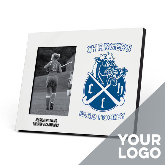 Field Hockey Photo Frame Custom Logo Chalktalksports Images Field Hockey Photo Frame