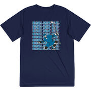 Hockey Short Sleeve Performance Tee - Dangle Snipe Celly Player