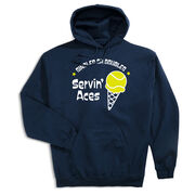 Tennis Hooded Sweatshirt - Servin' Aces