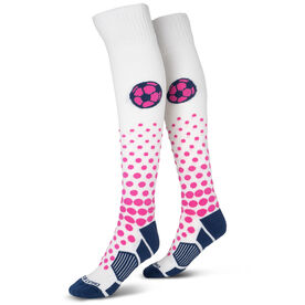 Soccer Over-The-Calf Socks - Dots