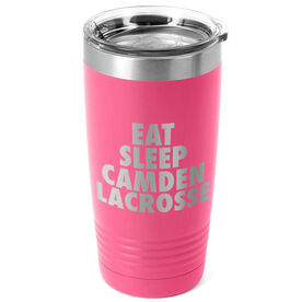 Lacrosse 20 oz. Double Insulated Tumbler - Personalized Eat Sleep Lacrosse