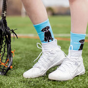 Lacrosse Woven Mid-Calf Socks - Lacrosse Dog