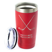 Hockey 20 oz. Double Insulated Tumbler - Crossed Sticks Icon